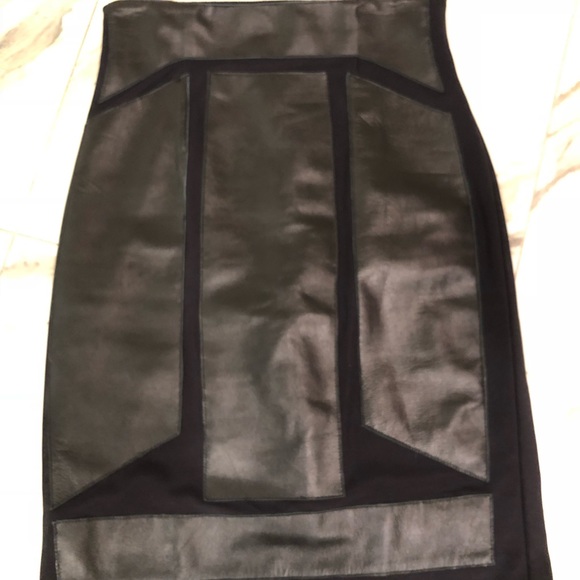 Nicole Miller Dresses & Skirts - Atelier Nicole Miller Lambskin Skirt